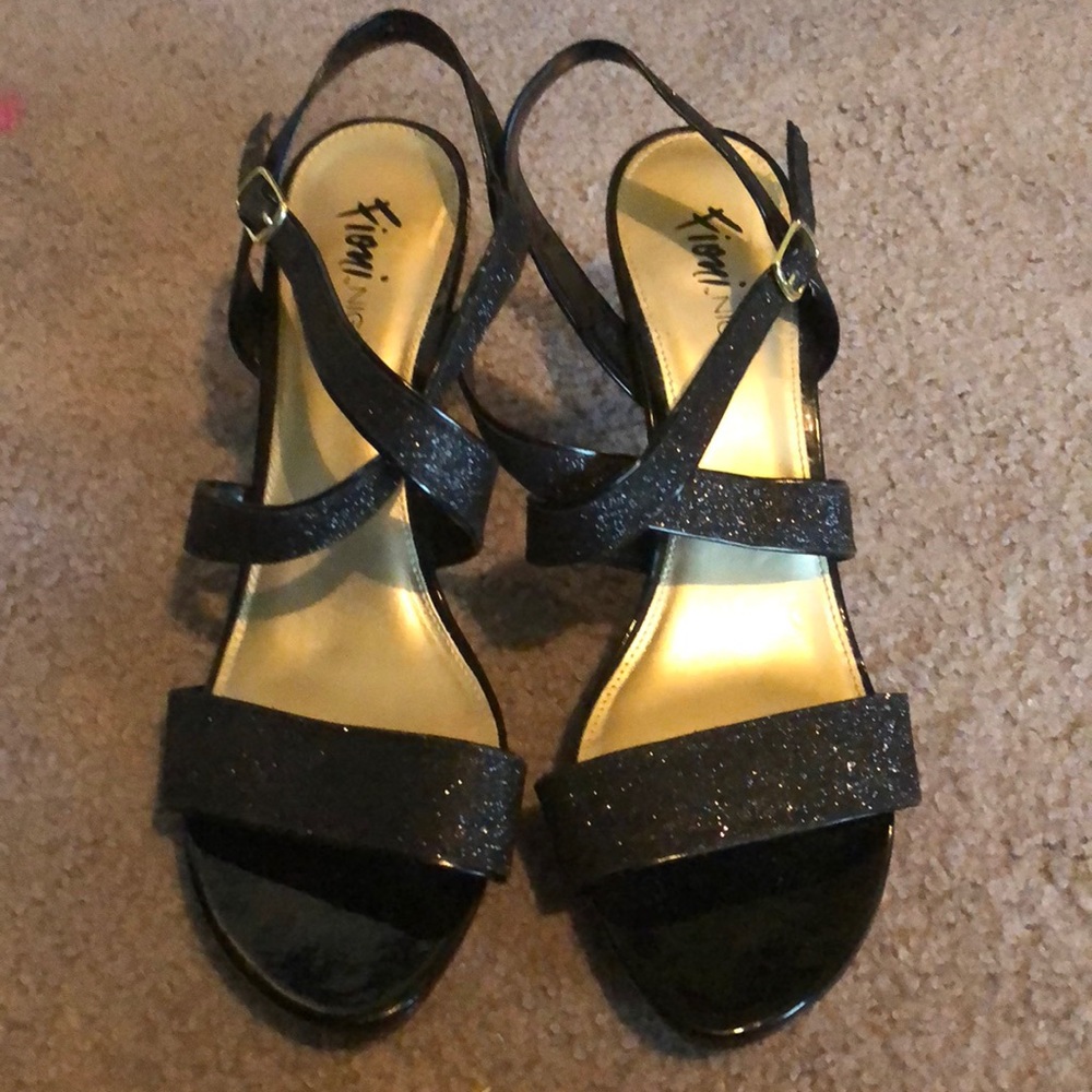 Black Sparkly Heels